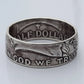 Embossed S925 Sterling Silver Ring for Men